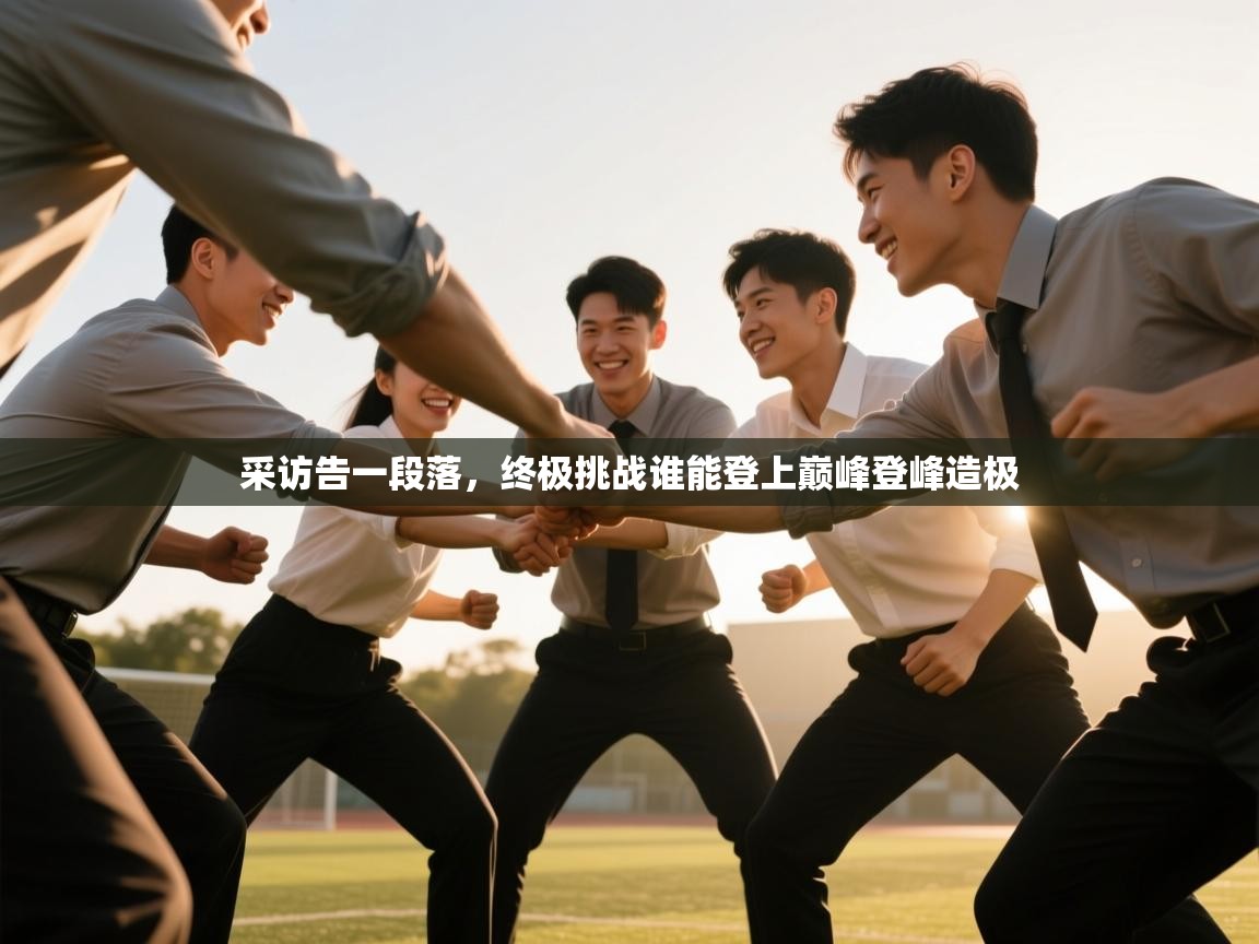 采访告一段落，终极挑战谁能登上巅峰登峰造极  第1张